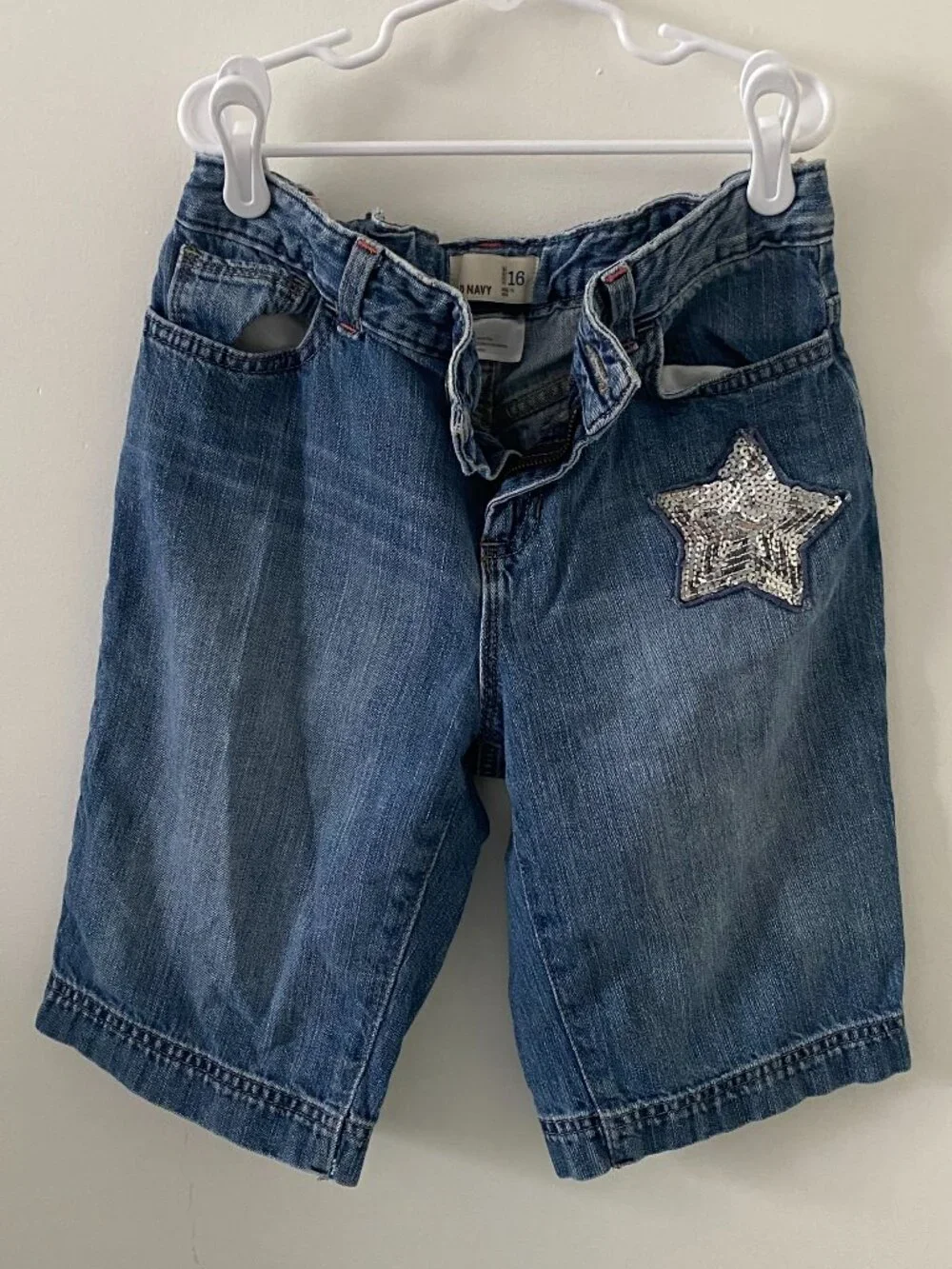 Old Navy 2010s Denim Bermuda Shorts Girls' Size 16